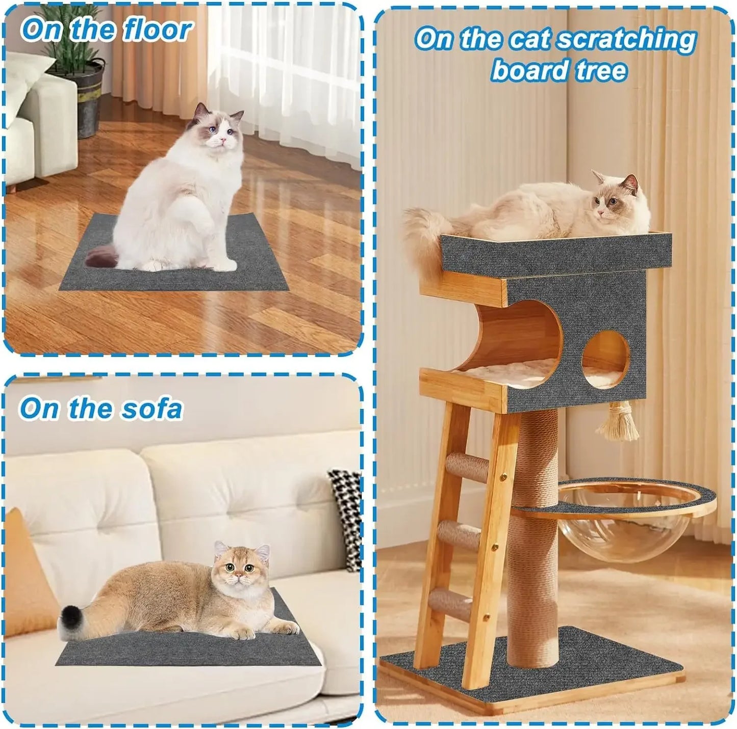 T&G Carpet Cat Scratcher Mat