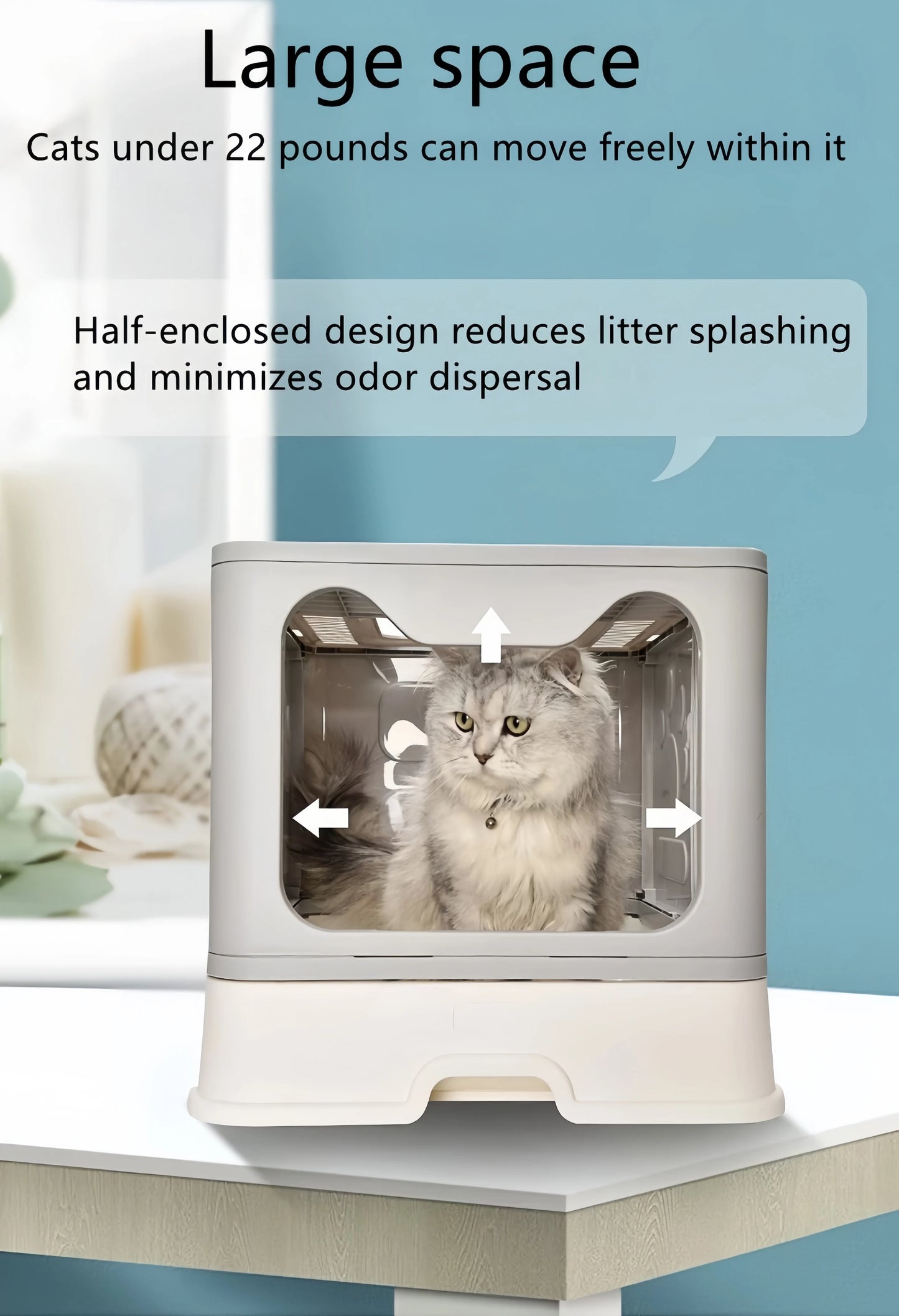 T&G Foldable Cat Litter Box
