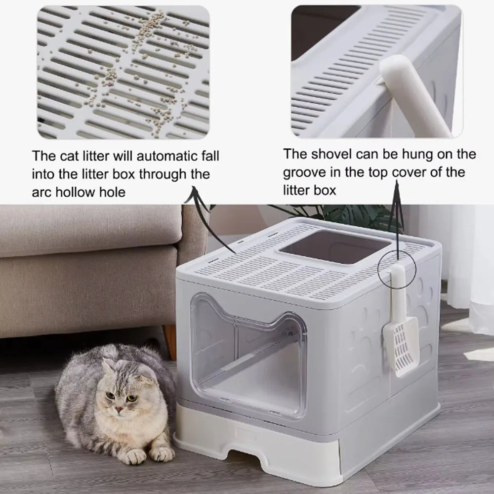 T&G Foldable Cat Litter Box
