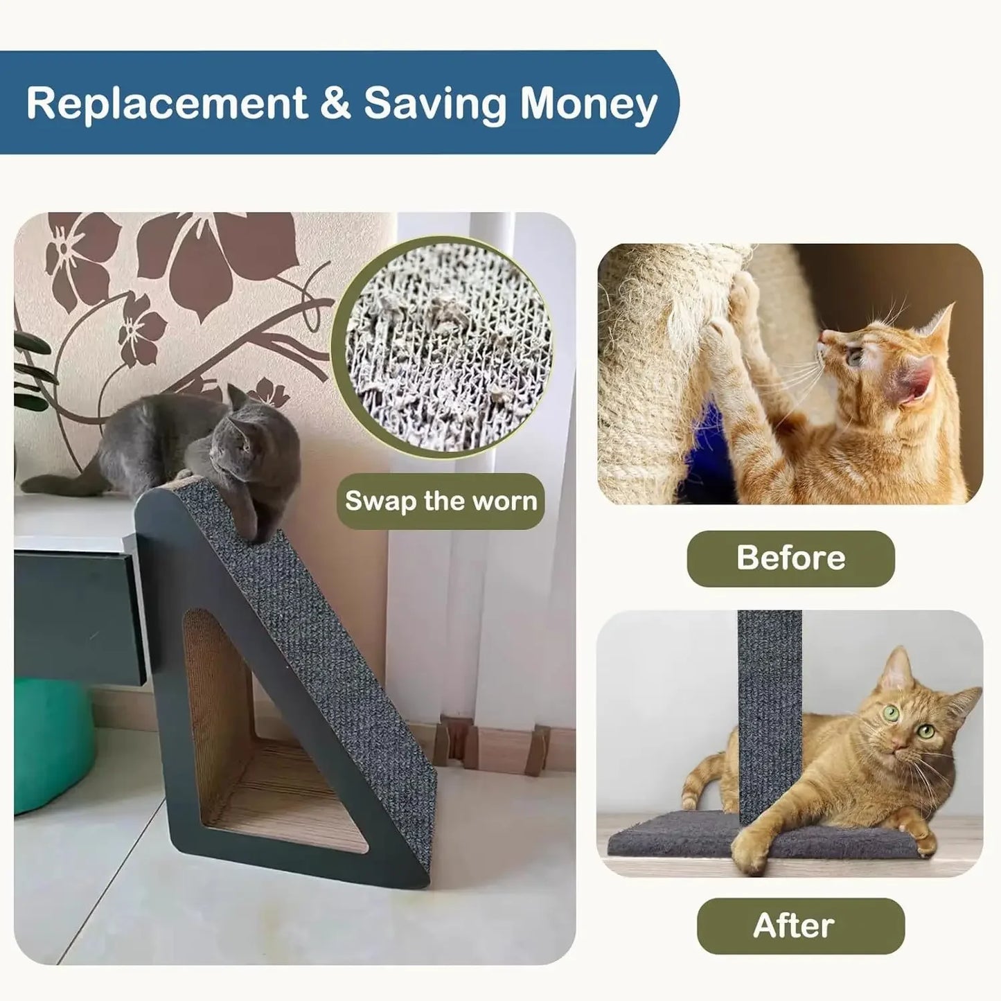 T&G Carpet Cat Scratcher Mat