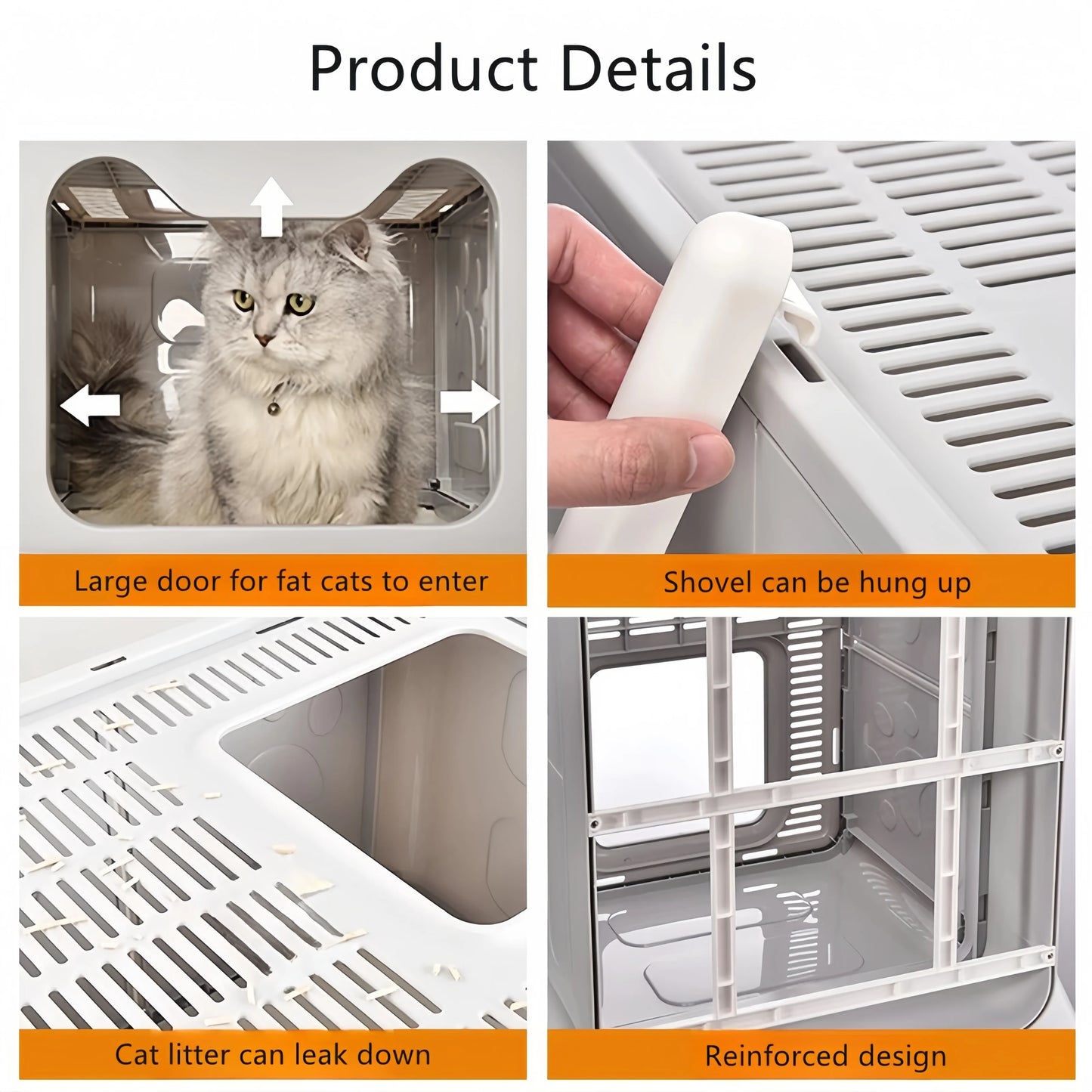 T&G Foldable Cat Litter Box