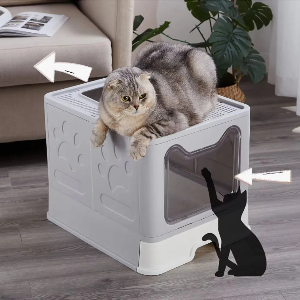 T&G Foldable Cat Litter Box
