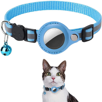 T&G - AirTag-Ready Reflective Collar with AirTag Case & Bell!