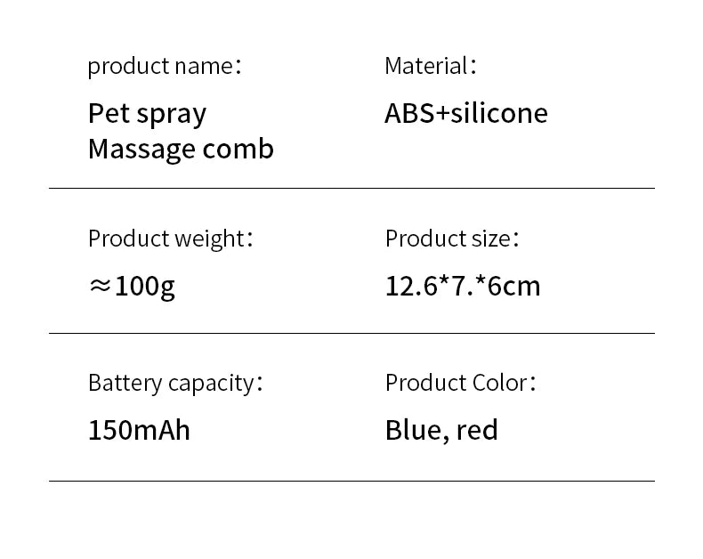 T&G - 3-in-1 Electric Pet Brush