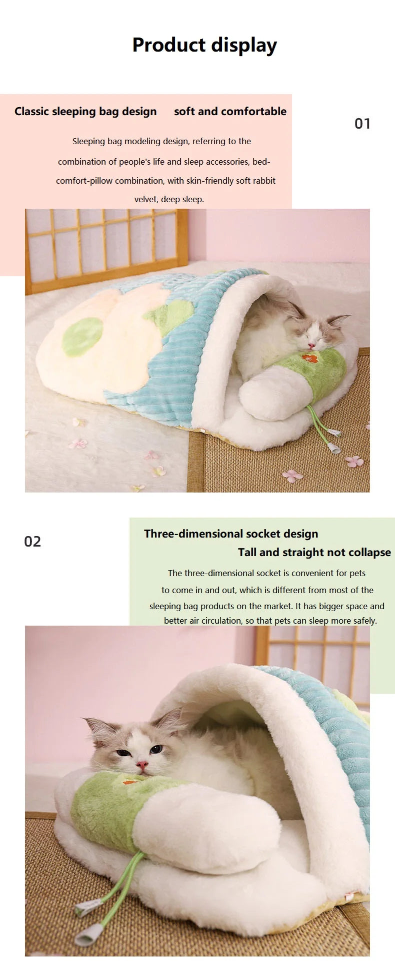 T&G - Japanese Sakura Cat Bed