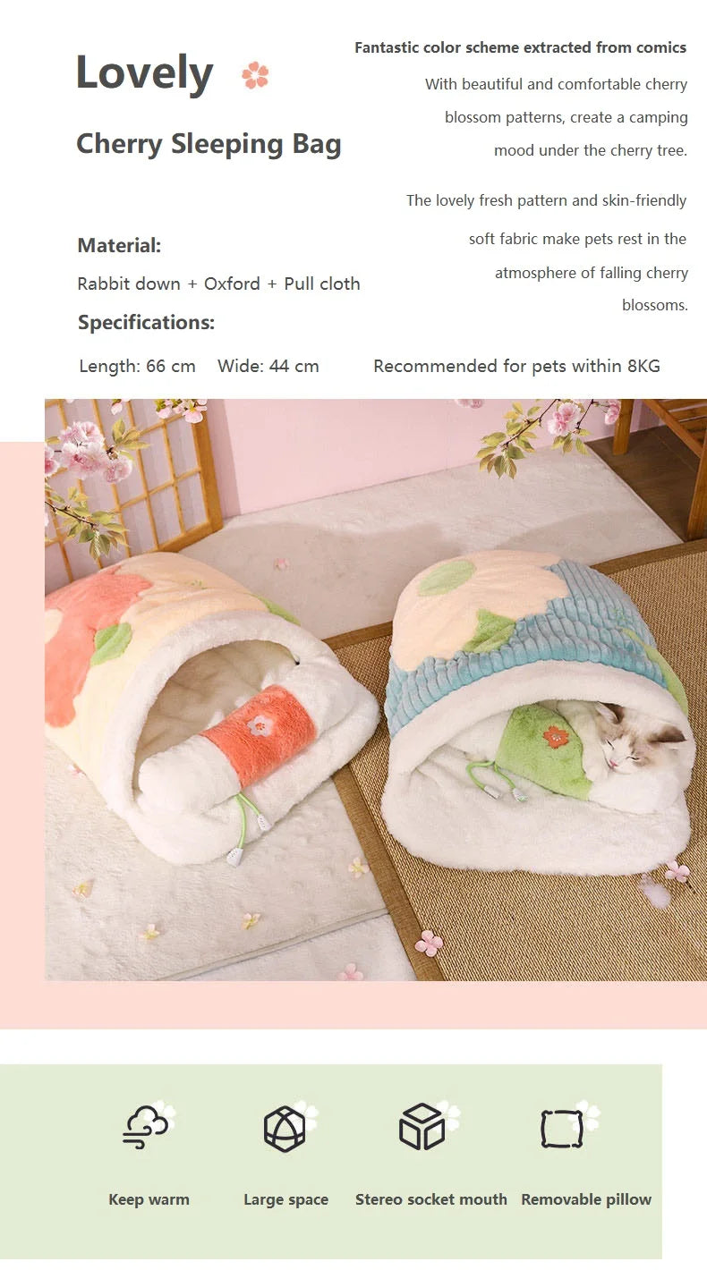 T&G - Japanese Sakura Cat Bed