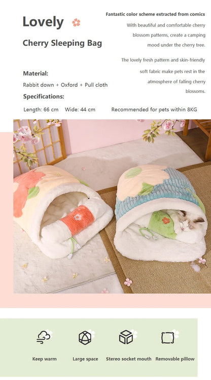 T&G - Japanese Sakura Cat Bed