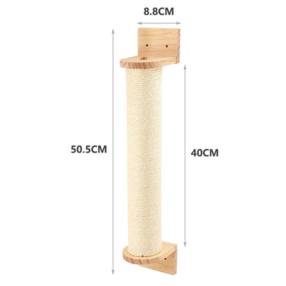 T&G Wall-Mounted Cat Scratching & Climbing Furniture
