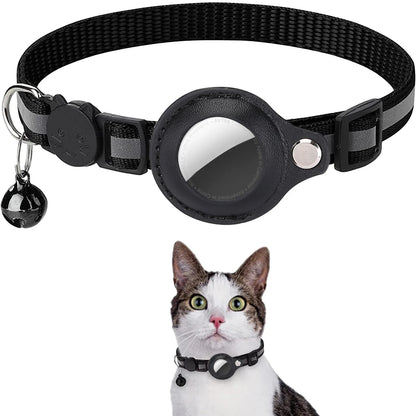 T&G - AirTag-Ready Reflective Collar with AirTag Case & Bell!
