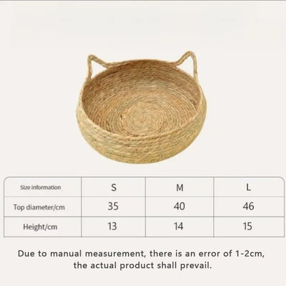 T&G - Hand-Woven Rattan Cat Nest