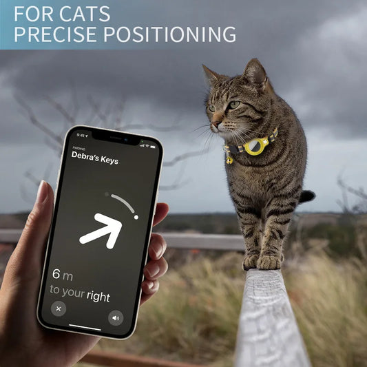 T&G - AirTag-Ready Reflective Collar with AirTag Case & Bell!