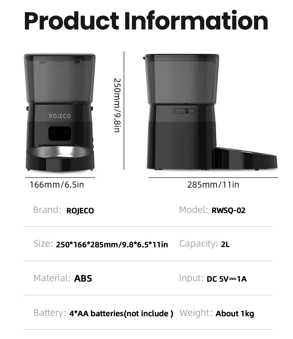 T&G -  Automatic Pet Feeder Dispensers