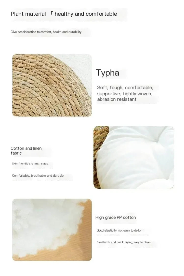 T&G - Hand-Woven Rattan Cat Nest