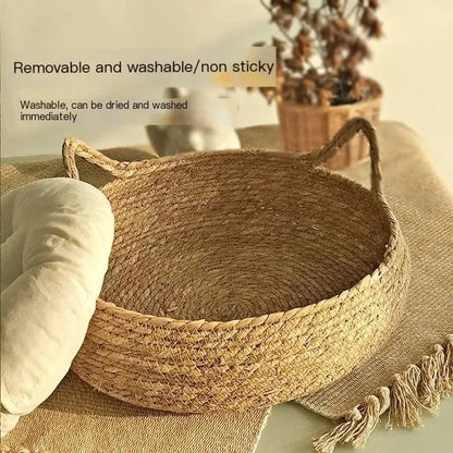 T&G - Hand-Woven Rattan Cat Nest